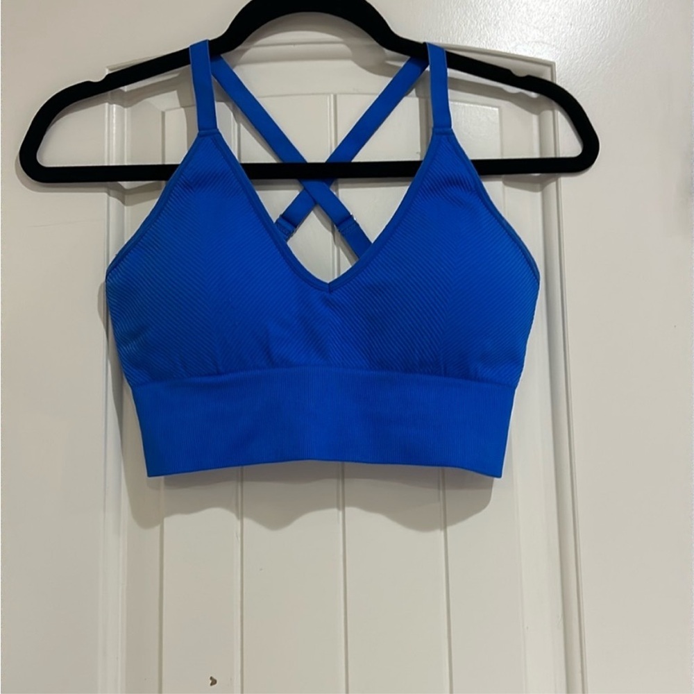 Boom Boom Jeans Blue Criss-Cross Bra